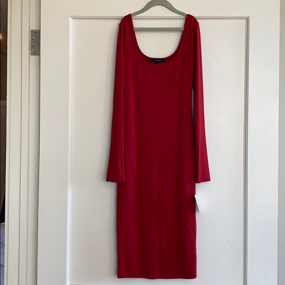 Red Oli and Vivi dress
